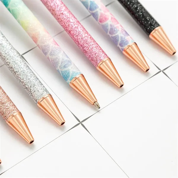 1.0mm Glitter Retractable Gel Pen