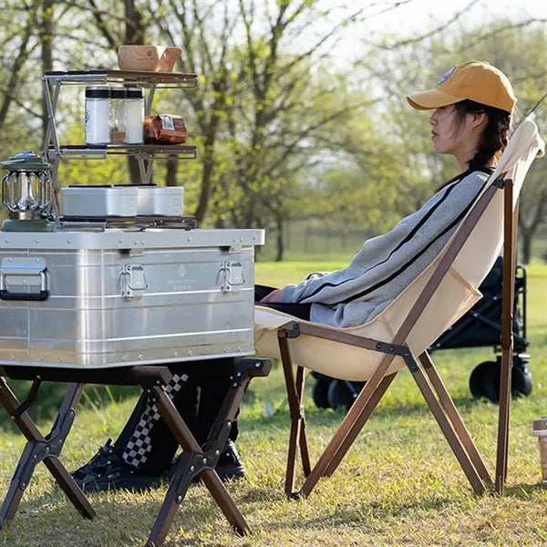 Camping Folding Wood Chair