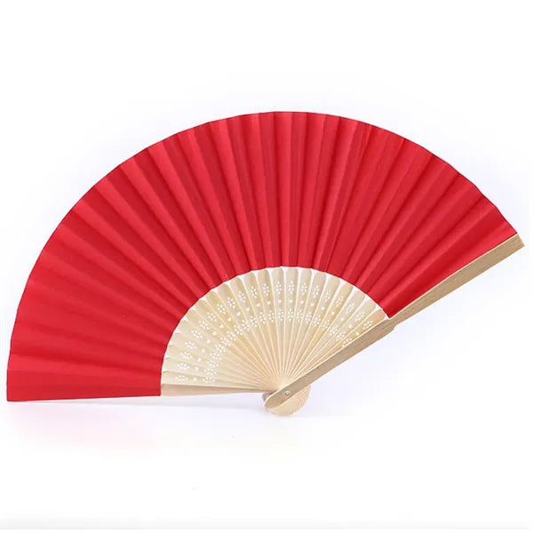 Handheld Paper Fan Foldable Wedding Gifts