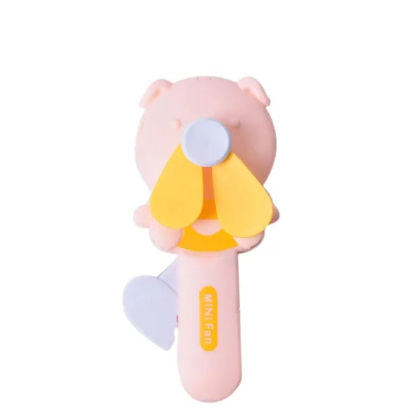 Mini Cartoon Portable Kids Fan Manual Cooling