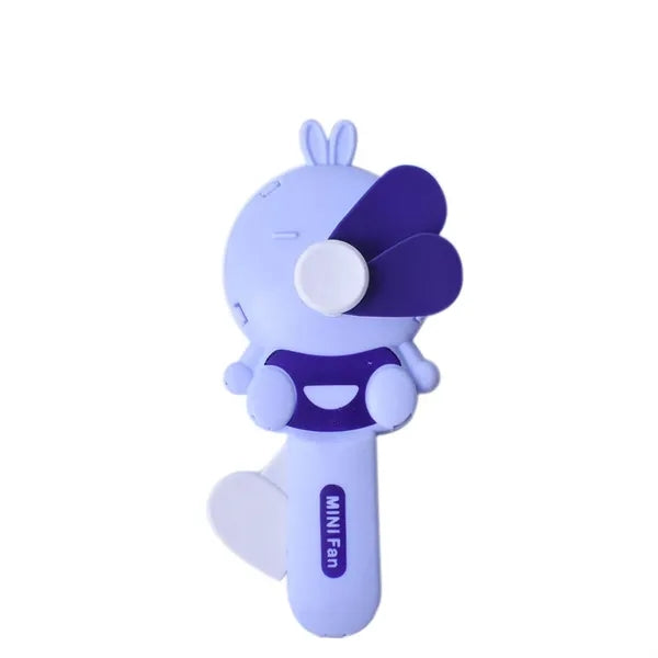 Mini Cartoon Portable Kids Fan Manual Cooling