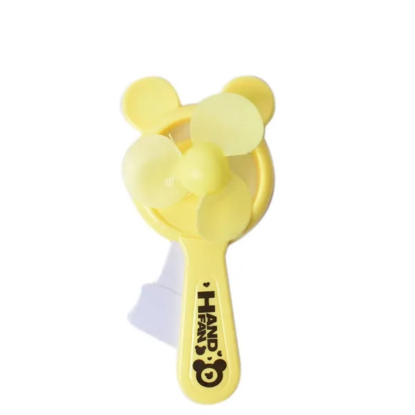 Mini Cartoon Portable Kids Fan Manual Cooling