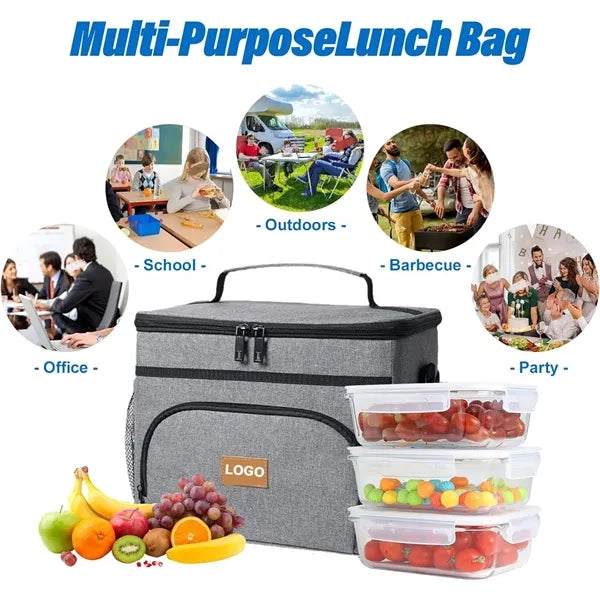 Large Insulated Lunch Bag