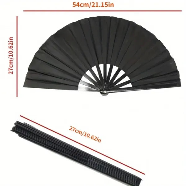 Folding Chinese Tai Chi Bamboo Fan Gifts for Performance