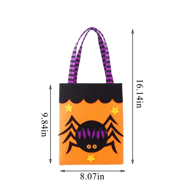 Candy Tote Bag Non Woven Pumpkin Ghost Halloween Party Gift