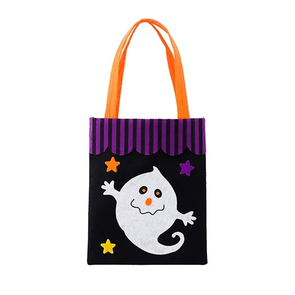 Candy Tote Bag Non Woven Pumpkin Ghost Halloween Party Gift