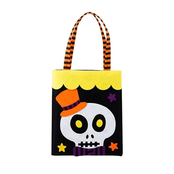 Candy Tote Bag Non Woven Pumpkin Ghost Halloween Party Gift