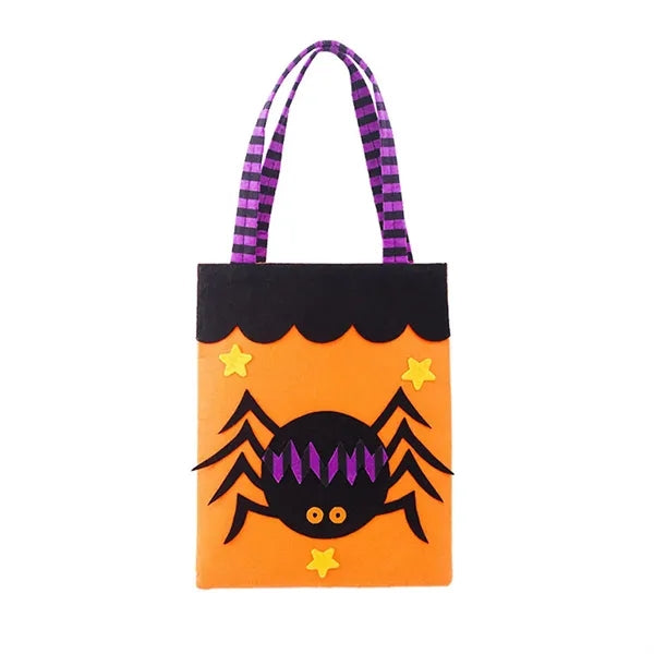 Candy Tote Bag Non Woven Pumpkin Ghost Halloween Party Gift
