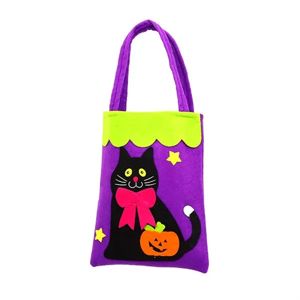 Candy Tote Bag Non Woven Pumpkin Ghost Halloween Party Gift