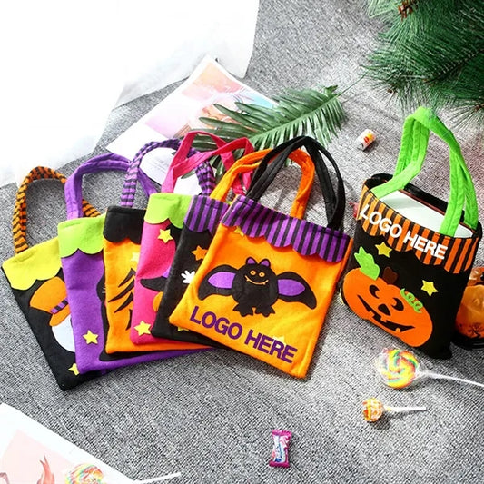 Pumpkin Candy Holders Halloween Costume Party Tote Bag
