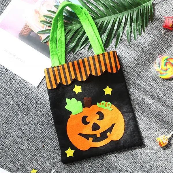 Pumpkin Candy Holders Halloween Costume Party Tote Bag
