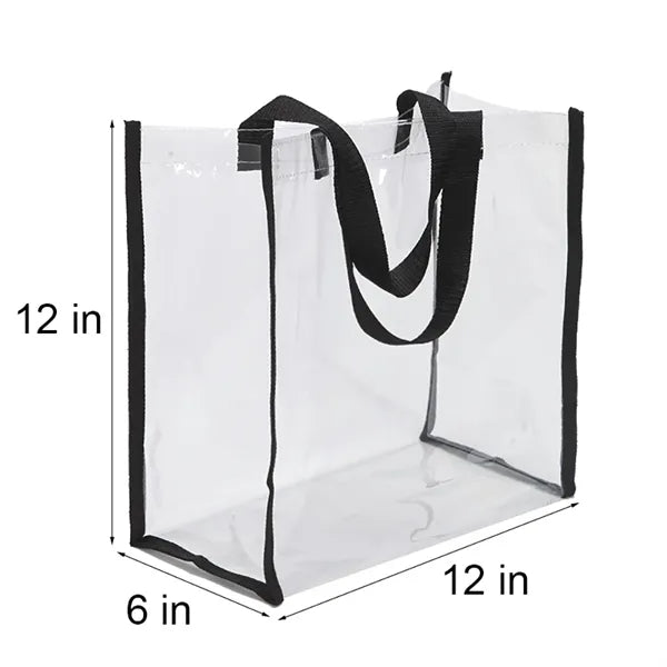 Transparent PVC beach bag