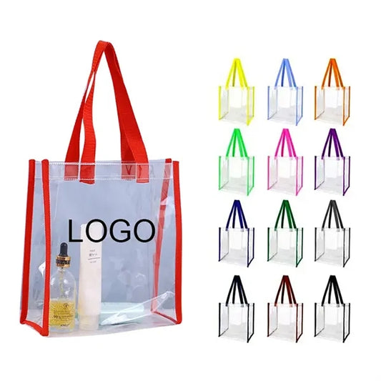Transparent PVC beach bag