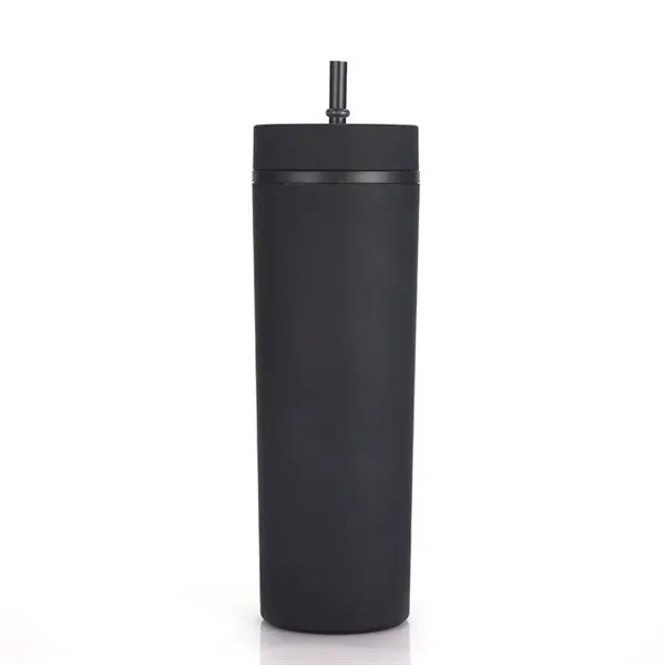 16oz Slim Tumblers With Straw