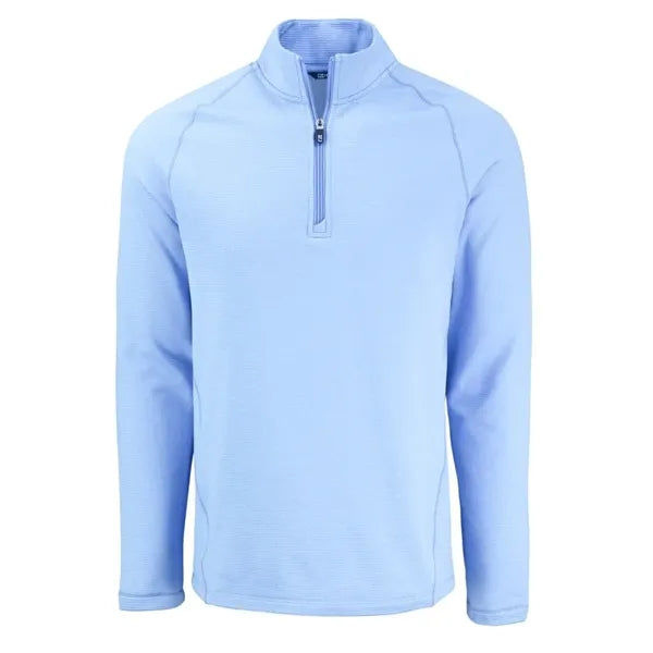 Cutter & Buck Peshastin Recycled GridFleece Mens Half Zip...
