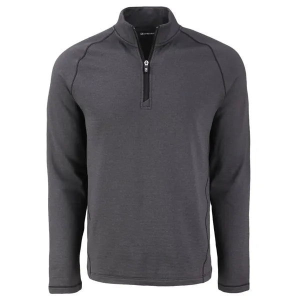 Cutter & Buck Peshastin Recycled GridFleece Mens Half Zip...