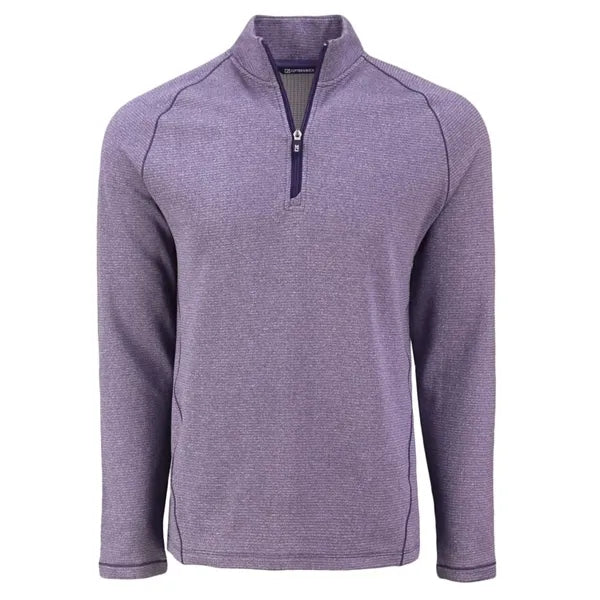 Cutter & Buck Peshastin Recycled GridFleece Mens Half Zip...