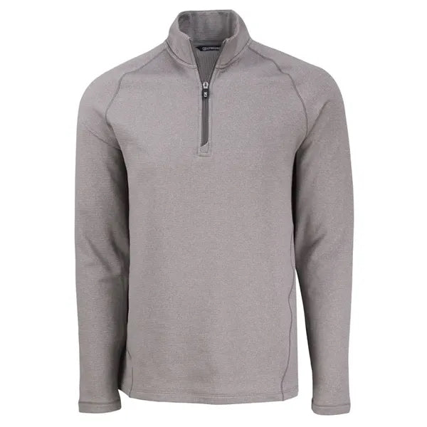 Cutter & Buck Peshastin Recycled GridFleece Mens Half Zip...