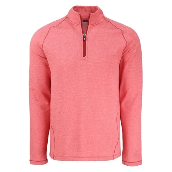 Cutter & Buck Peshastin Recycled GridFleece Mens Half Zip...