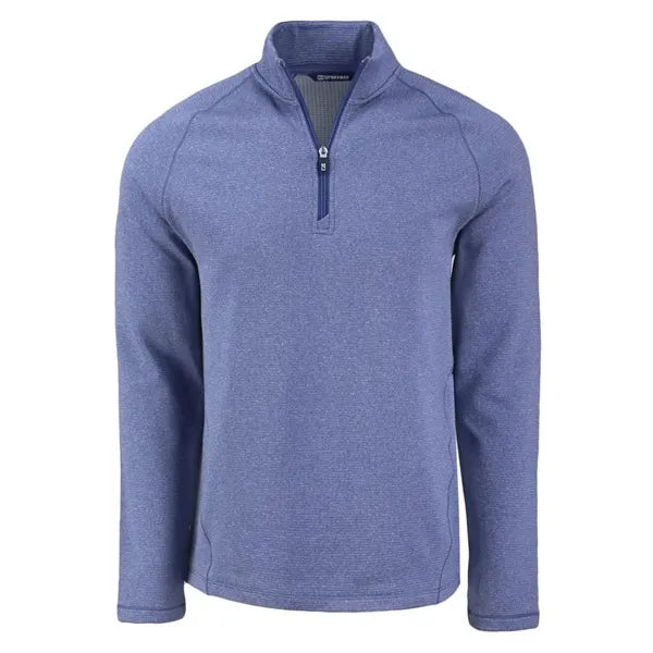 Cutter & Buck Peshastin Recycled GridFleece Mens Half Zip...