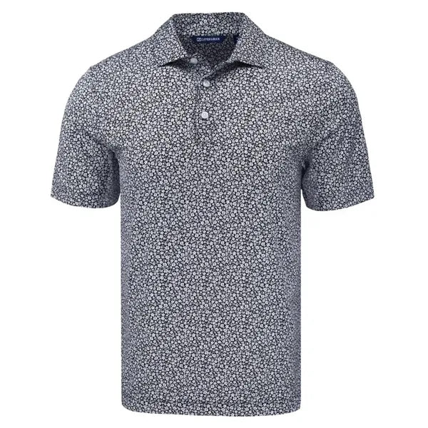 Cutter & Buck Pike Recycled Flora Print Mens Polo