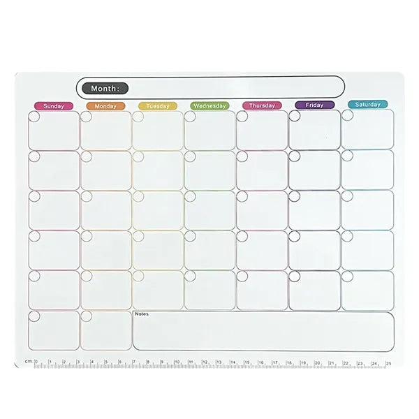 Refrigerator Magnet Planner Memo Board