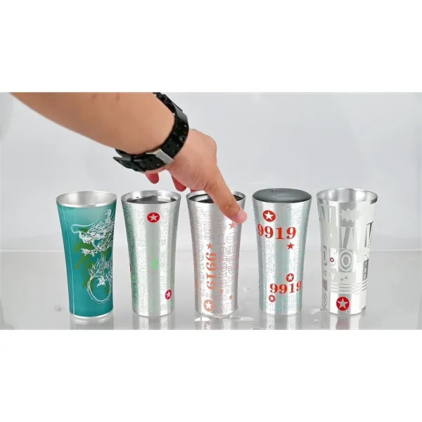 350ml color-changing aluminum cup