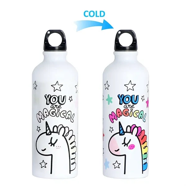 500ml color-changing aluminum bottle