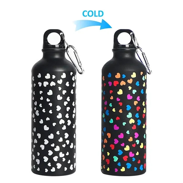 500ml color-changing aluminum bottle
