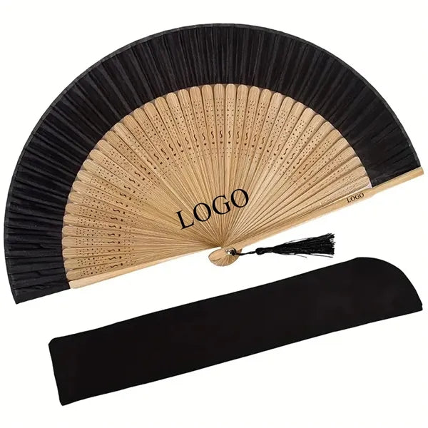 Hand Held Bamboo Folding Oriental Fan