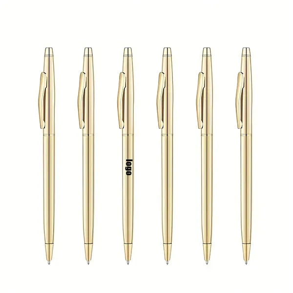 Wispy Golden Ballpoint Pen Black Ink