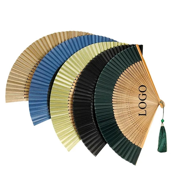 Oriental Folding Fan Elegant Practical Summer Accessory