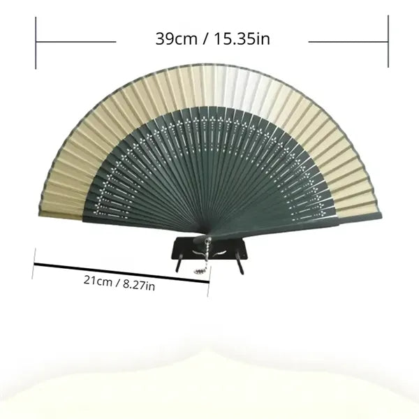 Oriental Folding Fan Elegant Practical Summer Accessory