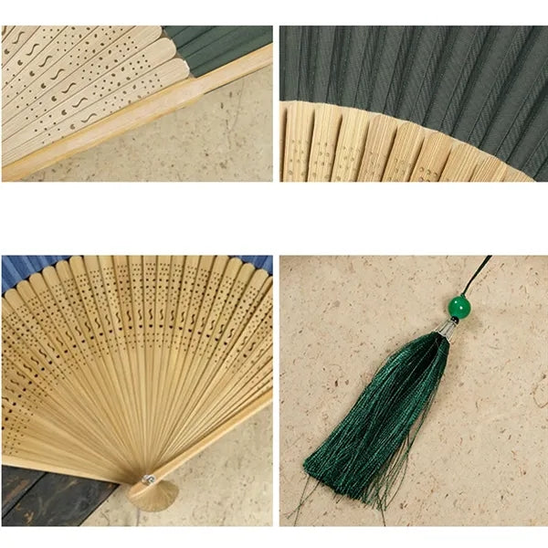 Oriental Folding Fan Elegant Practical Summer Accessory