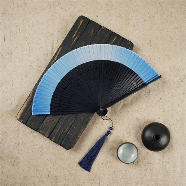Oriental Folding Fan Elegant Practical Summer Accessory