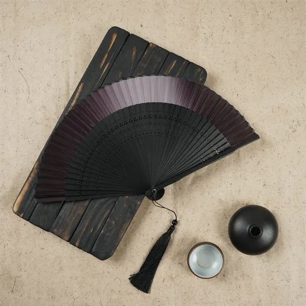 Oriental Folding Fan Elegant Practical Summer Accessory