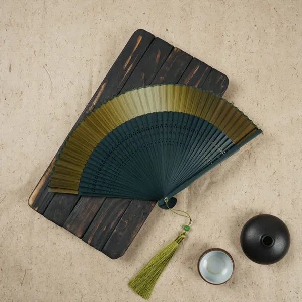 Oriental Folding Fan Elegant Practical Summer Accessory