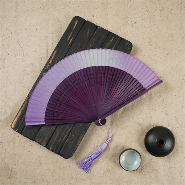 Oriental Folding Fan Elegant Practical Summer Accessory