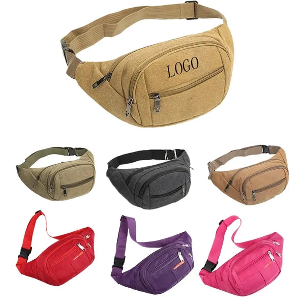 Outdoor Sports Canvas Men's Waist Bag