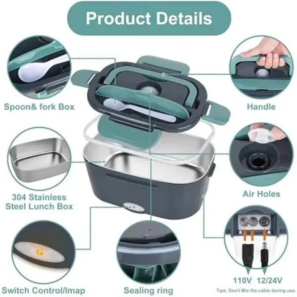 Electric Heated Lunch Boxes Adults
