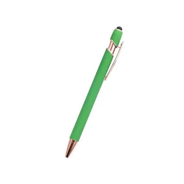 Touchscreen Rubber Classical Ballpoint Pens with Stylus Tip