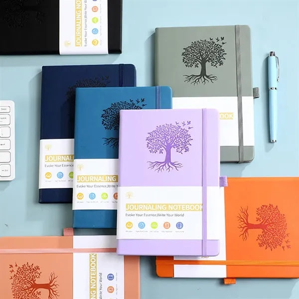 A5 Leather Lined Journal Hardcover Executive Notebooks