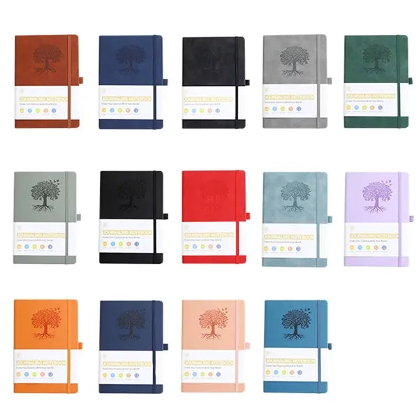 A5 Leather Lined Journal Hardcover Executive Notebooks