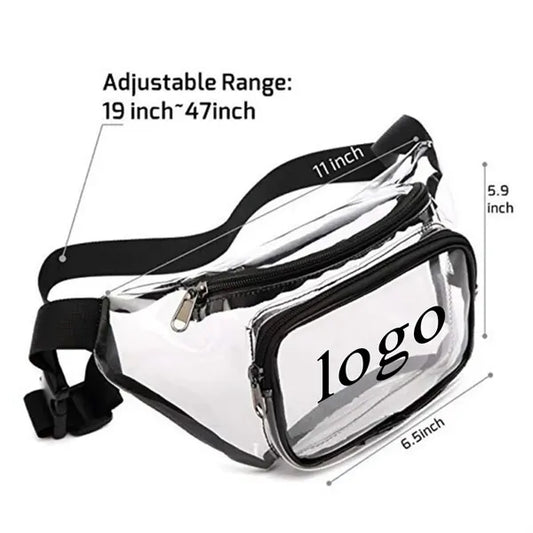 Clear Adjustable Waterproof Waist Bag