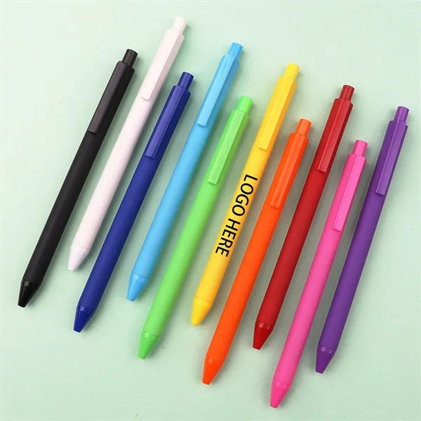Retractable Colored Gel Pen Promotion Gifts for People