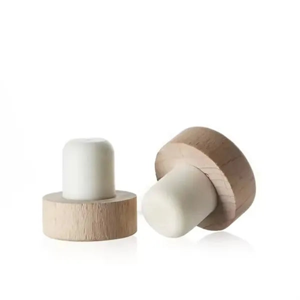 Red Wine Wooden Stopper