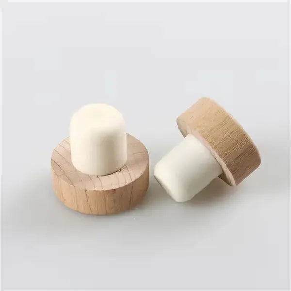Red Wine Wooden Stopper
