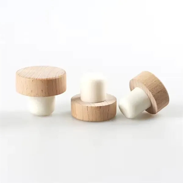 Red Wine Wooden Stopper