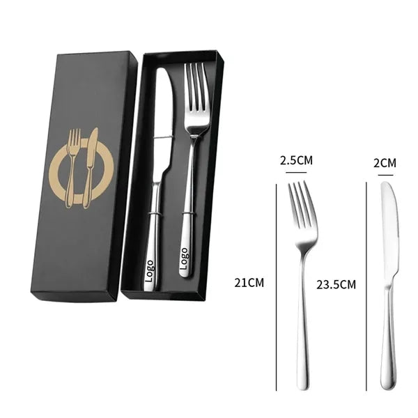 2 in 1 Stainless Steel Tableware