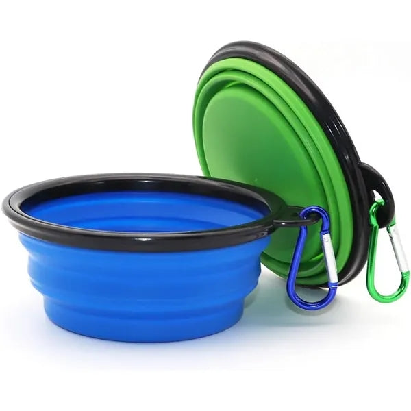 350ml Pet Collapsible Bowl With Carabiner